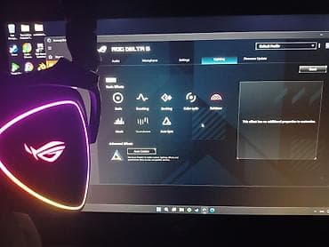 ASUS ROG Delta S simli oyun qulaqlığı Kompüter oyunları, multimedia və