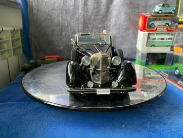 metbex tavan modelleri: Коллекционная модель Mercedes-Benz 770K Pullman W150 Black 1938 Road — 26