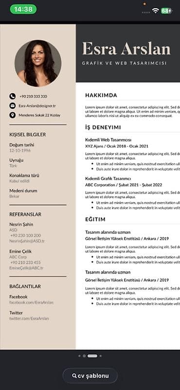 CV duzeldirem az dilinde 5 manat xarici dille 7 mant Xidmət