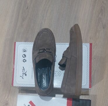 uzun jaketlər: Kişi loafers ayaqqabısı – “Comfort” ortopedik içlikli - Rəng: qəhvəyi — 2