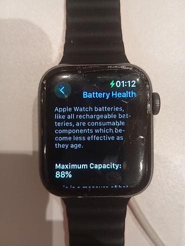 urek: İşlənmiş, Smart saat, Apple, Аnti-lost, rəng - Boz — 5