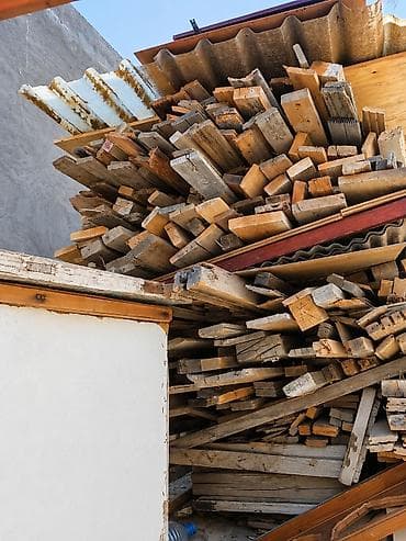 zabor: Taxta materialları – müxtəlif ölçü və növlər - Qarışıq taxta — 2
