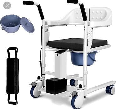 xəstə unitazı: Çoxfunksiyalı xəstə daşima qurqu köçürmə kreslosu – evdə baxım üçün — 6