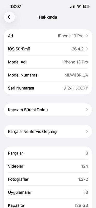 iphone 13 2 ci el: IPhone 13 Pro, 128 GB, Blue Titanium, Simsiz şarj — 7