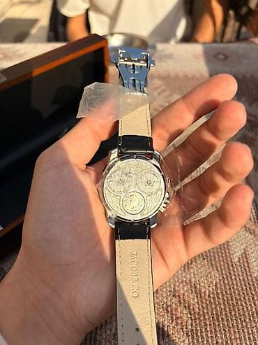 Kişi ayaqqabıları: Yeni, Qol saatı, rəng - Qara — 4