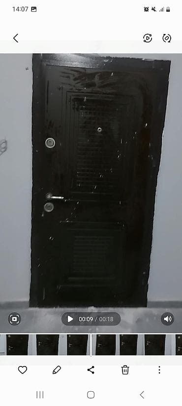 Dəmir giriş qapısı - Rəng: qara, parlaqlıq effektli - Material — 5