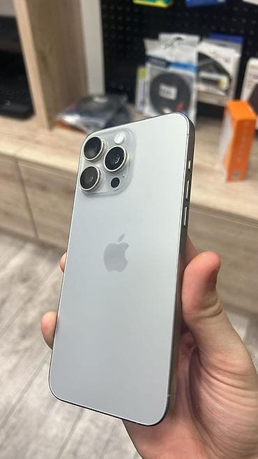 IPhone 15 Pro Max, 256 GB, Natural Titanium, Simsiz şarj, Face ID