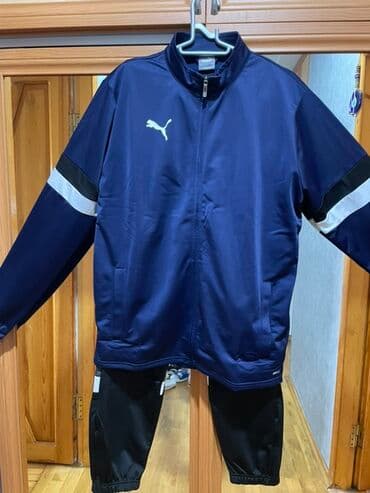 şalvar modelleri: İdman dəsti, Puma, L, rəng - Göy — 1