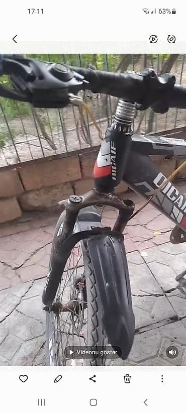 Velosiped – Oncaif (dağ velosipedi) - Geniş, möhkəm çərçivə üzərində