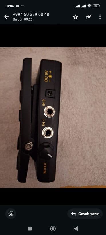 fitar gitara: Bu, gitar effektləri üçün nəzərdə tutulmuş müxtəlif pedallardır. Boss — 9