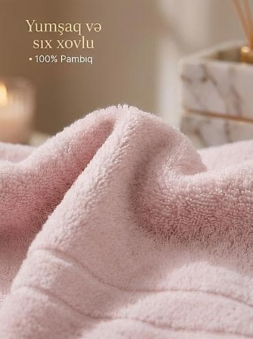 desmal sixan: Nurpak dəsmallar – Zəriflik və rahatlıq bir arada - Material: 100% — 2