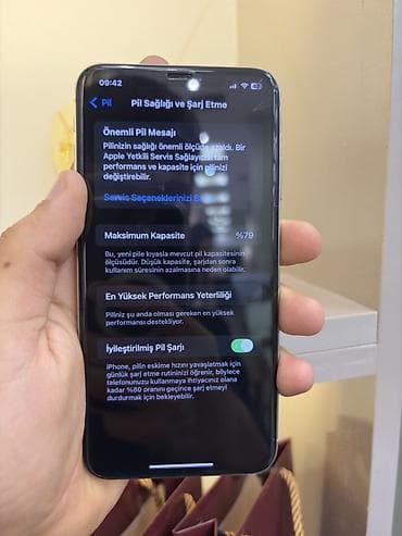apple iphone xs: IPhone Xs Max, 64 GB, Gümüşü, Face ID, Simsiz şarj — 5