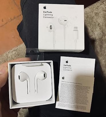 apple nausnik qiymeti: Simli Qulaqcıqlar, Apple, rəng - Ağ — 1