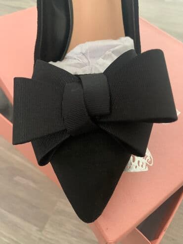 женские толстовки на молниями: Туфли, Размер: 38, цвет - Черный, Новый — 2