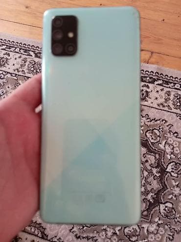 samsung notebook: Samsung Galaxy A51, rəng - Mavi, Barmaq izi — 1