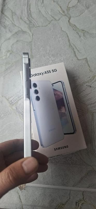 Samsung Galaxy A55, rəng - Gümüşü, İki sim kartlı