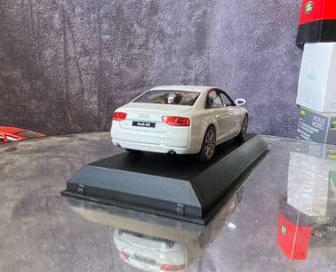 10 qepik: Коллекционная модель AUDI A8 D4 white 2010 Kyosho Scale 1:43 Art. — 19
