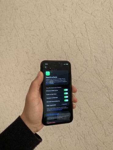 iphone 12 pro max vietnam malı: IPhone 11, 64 GB, Qara, Face ID — 5