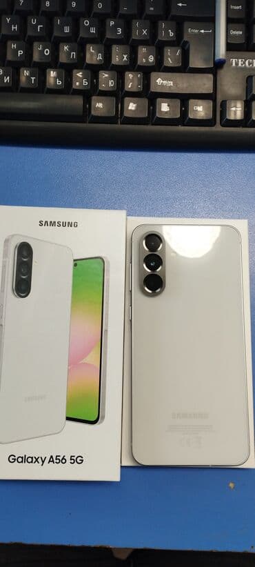 galaxy a56 qiymeti: Samsung Galaxy A56, 128 GB, rəng - Ağ, İki sim kartlı — 1