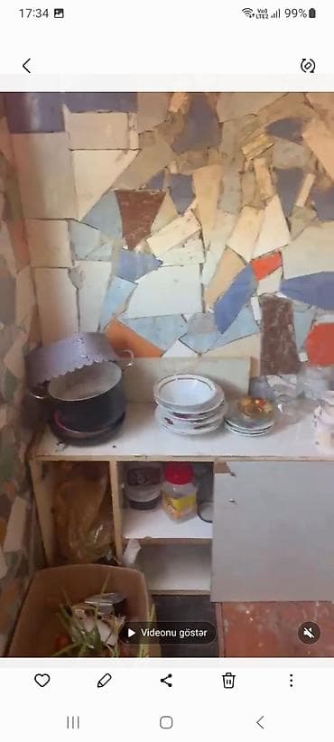 kiraye ayliq ev: Kirayə: 2 otaqlı həyət evi (mebellə) - 2 ayrı yataq otağı: birində — 9