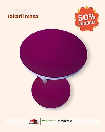 magaza vitrin: Jurnal masası, Yeni, Açılmayan, Laminat, Yumru masa — 7