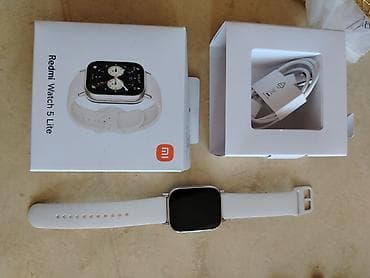 redmi saatlari: Redmi Watch 5 Lite – ağ rəng -Hediye verilib heç işlədilməyib ehtiyac — 3