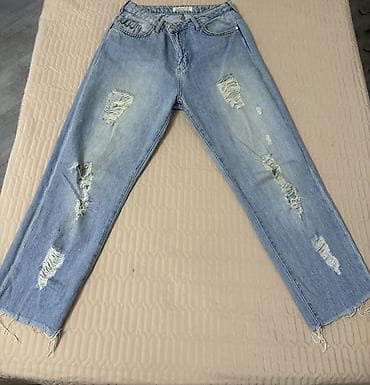 son model cantalar: Koton Jeans – Fahriye Evcen kolleksiyasından qadın cins şalvar - — 2