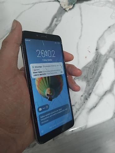 redmi 11a: Redmi 6, 64 GB, rəng - Gümüşü, Qırıq, Barmaq izi, İki sim kartlı — 1