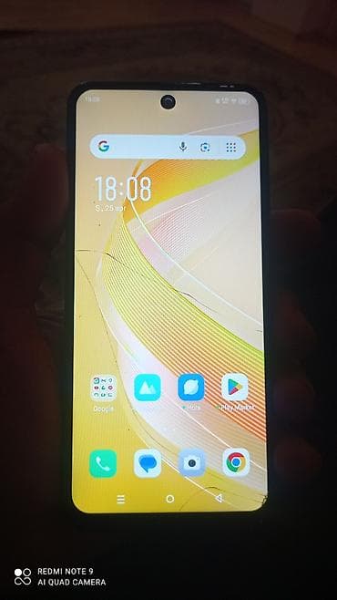 Infinix Smart 8, 128 GB, rəng - Qara, Sensor