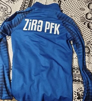 nişan paltarları: Zirə PFK rəsmi məşq üstü – yarımfermuarlı - Rəng: kral mavisi — 2