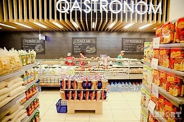 Qastronom – gündəlik ərzaq və təzə məhsullar bölməsi - Geniş seçim