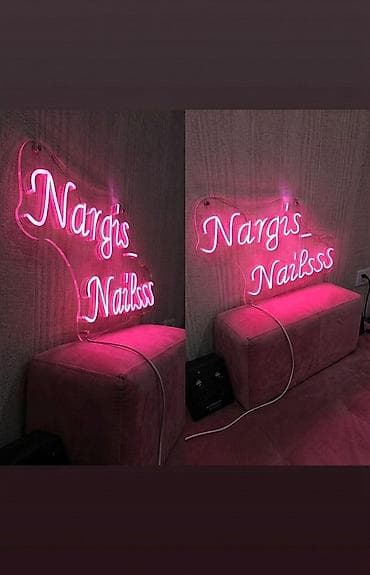 LED neon işıq lövhəsi – - Rəng: istəyə uyğun - Yazı tipi — 1