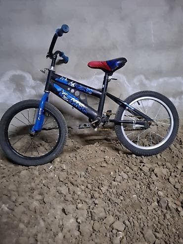 velosiped sumqayit: Uşaq velosipedi – BMX üslubunda - Rəng: qara-göy detallarla - — 3