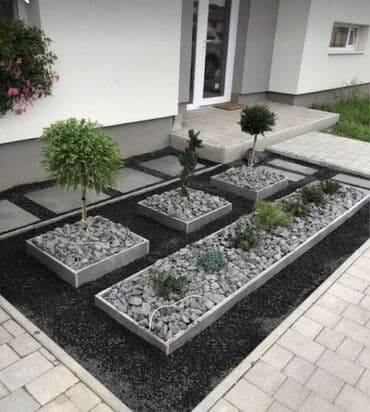 ağ dırnaq modelleri: Landşaft dizayin ummi abadliq qazon agaclar gul ciceklerlə bağlarin — 21