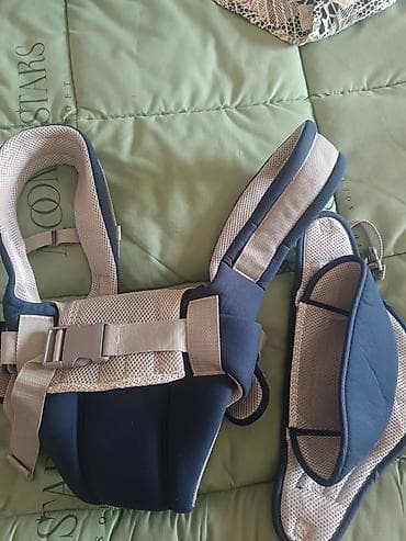 yun bodilər: Uşaq daşıyıcısı (baby carrier), tünd mavi və bej rəngdə — 2