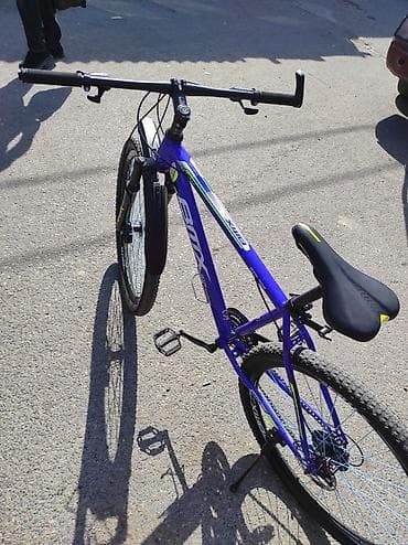 BMx GTR dağ velosipedi - Rəng: bənövşəyi-göy, qara-sarı aksentlər - — 1