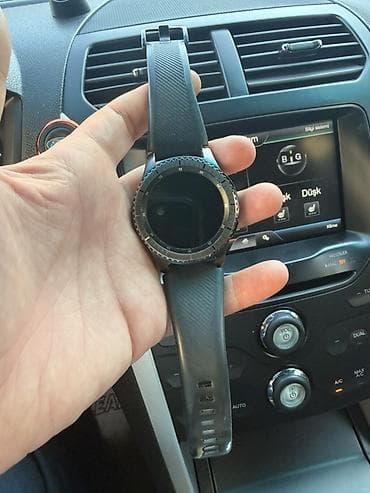 su despensoru: Samsung Gear S3 Frontier ağıllı saat - Korpus: paslanmayan polad — 2