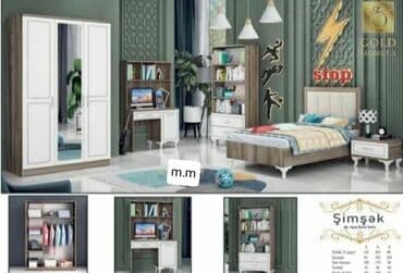 termo biləcər: İkinəfərlik çarpayı, Dolab, Termo, 2 tumba, Azərbaycan, Yeni — 6