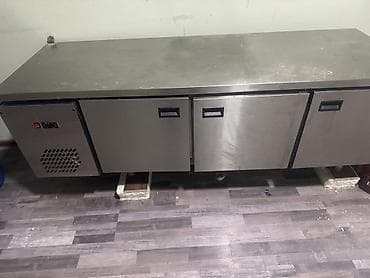 Промышленные морозильники: Paslanmayan poladdan hazırlanmış peşəkar soyuducu iş masası - 3 — 1