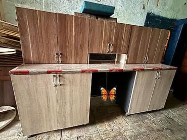 Mətbəx mebeli dəsti - Ölçü: 225 sm - Material: Laminat örtüklü korpus lalafo.az -da Mətbəx mebeli dəsti - Ölçü: 225 sm - Material: Laminat örtüklü korpus