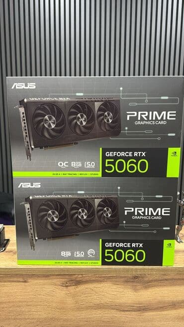 dəvə əti satılır: Videokart Asus GeForce RTX 5060, 8 GB, Yeni — 1