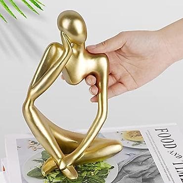 statuya: Keramıka fıqur. Tek 20 azn.bırı.qızılı ve ag renglerde var — 4