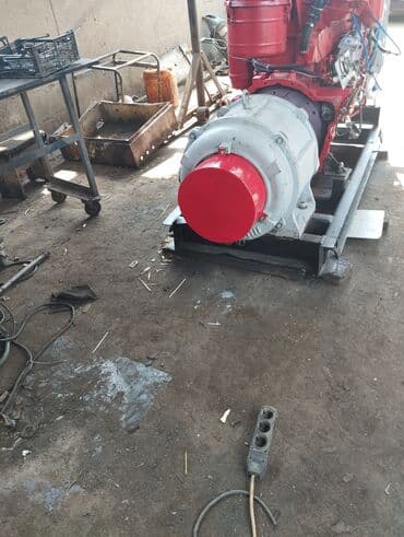 su çeni: Diesel elektrojen-set (stasionar çərçivə üzərində) - Güclü dizel — 2