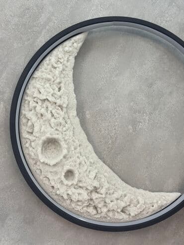 divar sticker: İşıqlı dekor ay 3 fərqli rəng temperaturuna malik( ağ; sarı; gün — 2