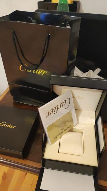 Saat dəstləri: Qol saatı, Cartier, rəng - Qızılı — 3