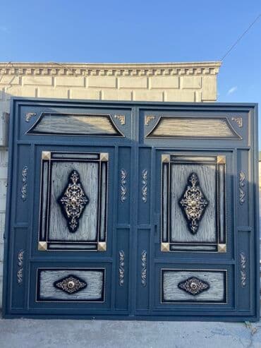 isdenmis darvazalar: Metal Həyət darvazası, Yana açılan — 3