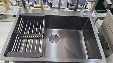 metbex canaqlari: Kvadrat Mətbəx çanağı, Paslanmaz polad — 3