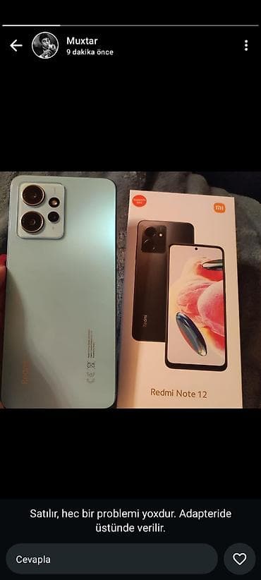 simsiz adapter: Xiaomi 128 GB, rəng - Mavi, 
 Simsiz şarj — 1
