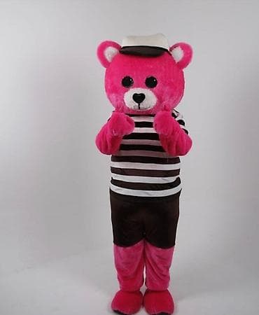 qiz şəkilləri çəkmək: Animator / maskotlar şou üçün kostyum satışı • Pink Teddy – parlaq — 9