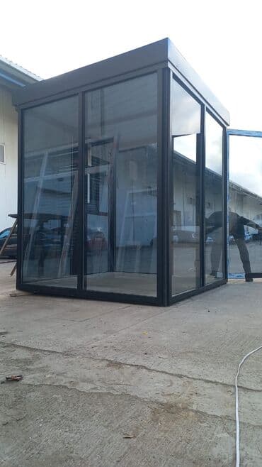 kiosk: Mühafizə Butkaları. Şüşəli. Plastik. Alüminium. 150x150 — 2